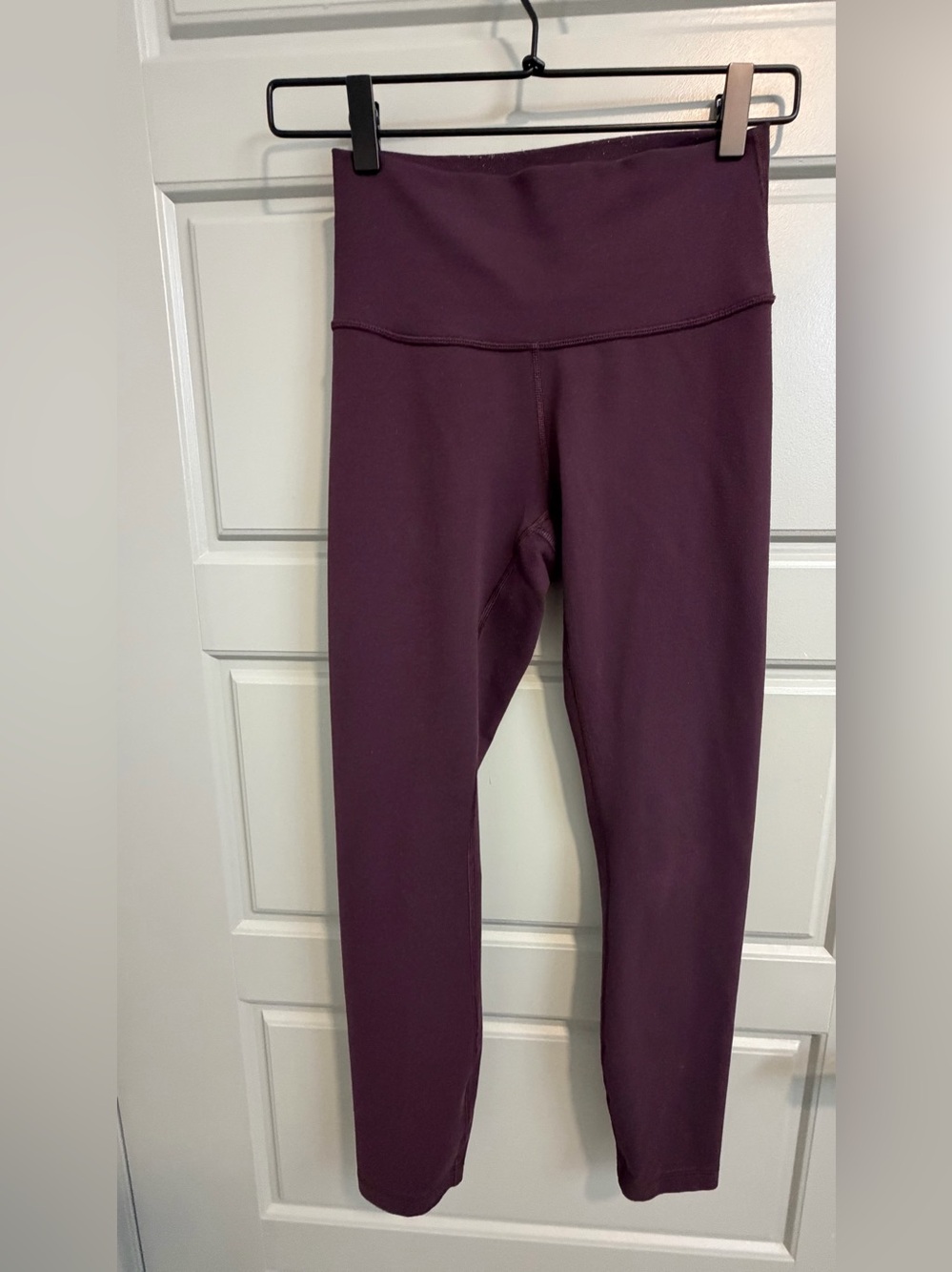 Lululemon High Rise Wunder Under leggings 25” Maroon Size 4